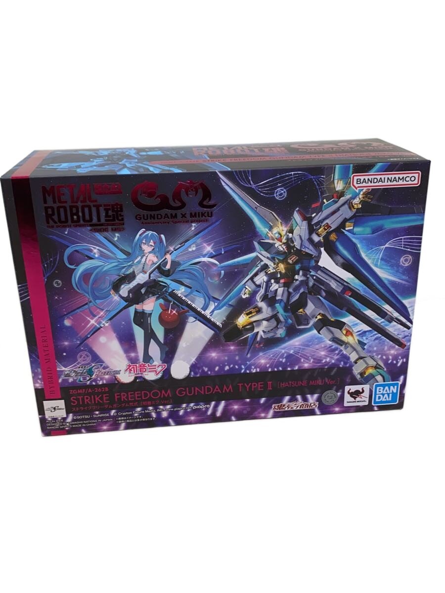 【中古】BANDAI SPIRITS◆&times;初音ミク/METAL ROBOT魂/ストライクフリーダムガンダム弐式 [初音ミクVer.]【ホビー】｜2ｎｄ STREET 店