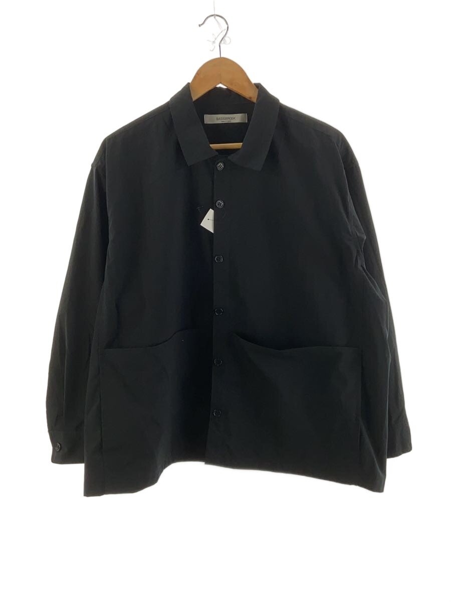 【中古】Basis broek◆長袖プルオーバー/1/ポリエステル/BLK/25105E【メンズウェア】