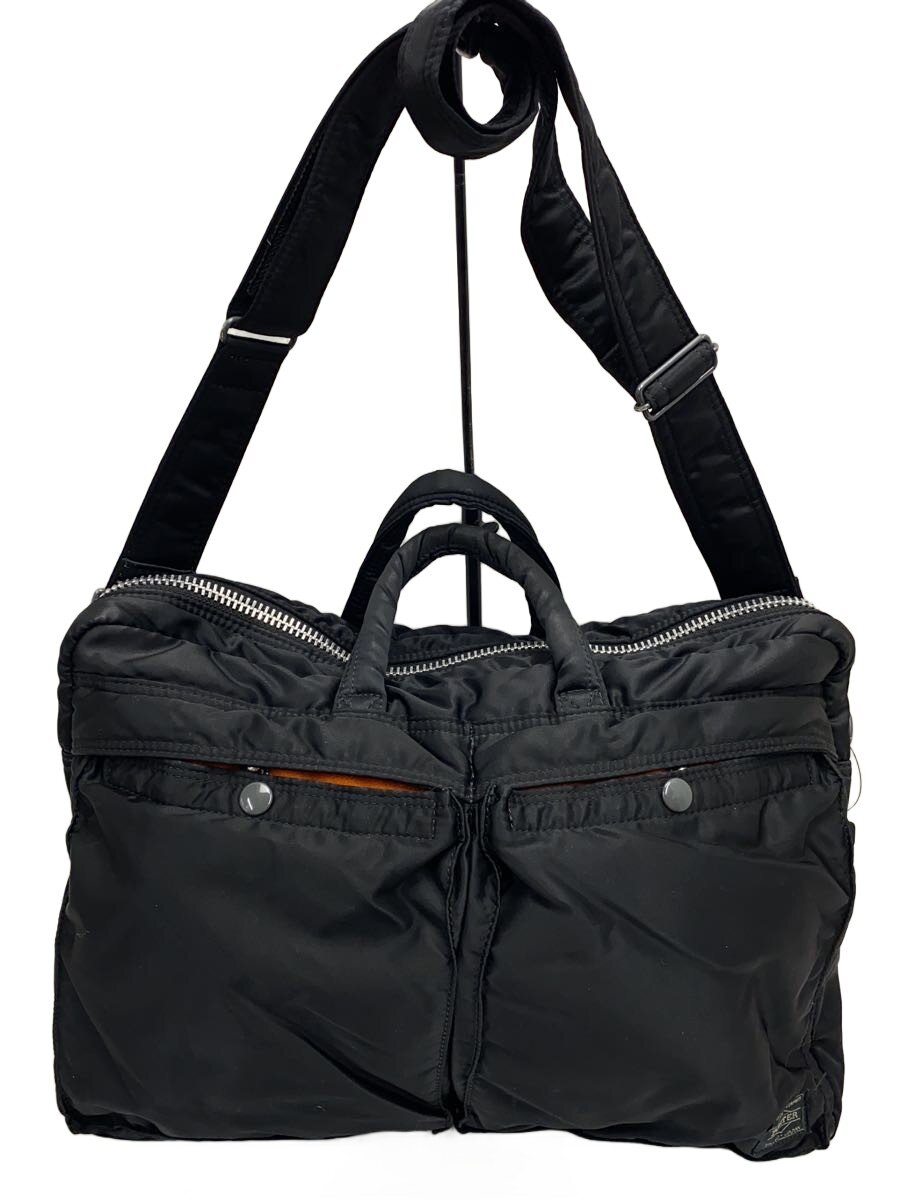 【中古】PORTER◆TANKER/2Way GARMENT BAG/御徒面子/BLK【御徒面子】