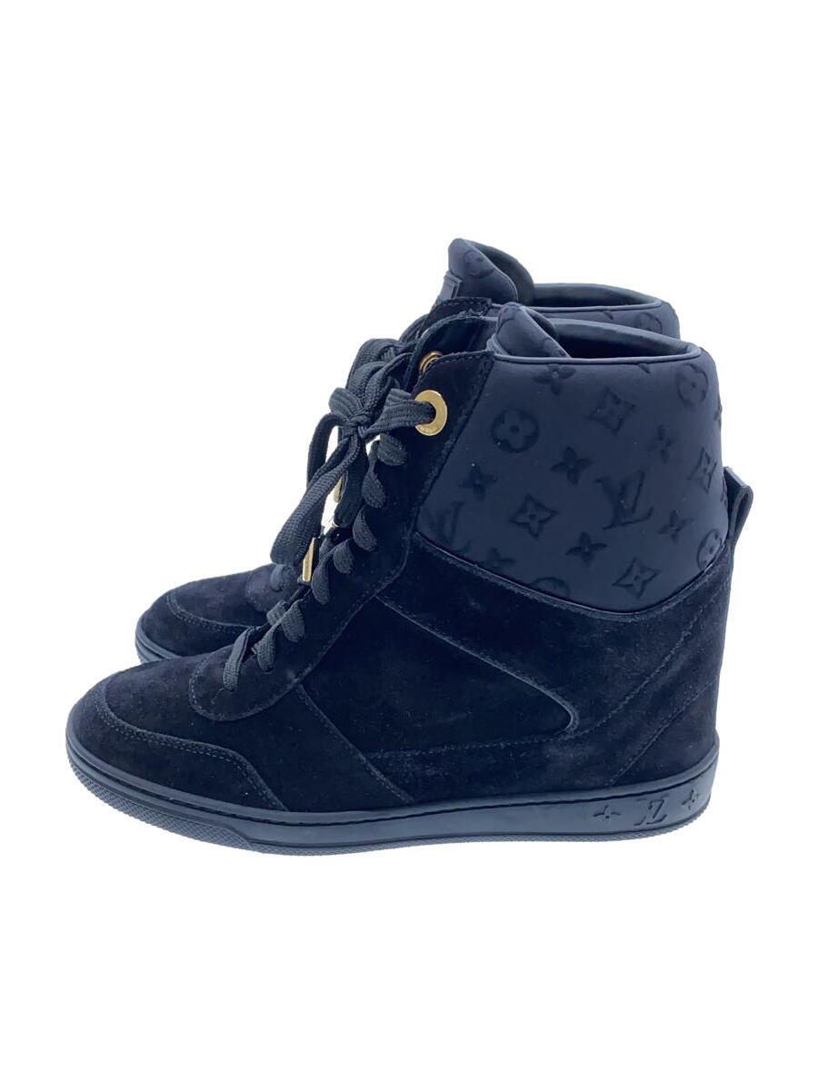 【中古】LOUIS VUITTON◆スニーカー_ミレニアム・ライン_BLK/34.5/BLK/牛革【シューズ】｜2ｎｄ STREET 店 16,542円