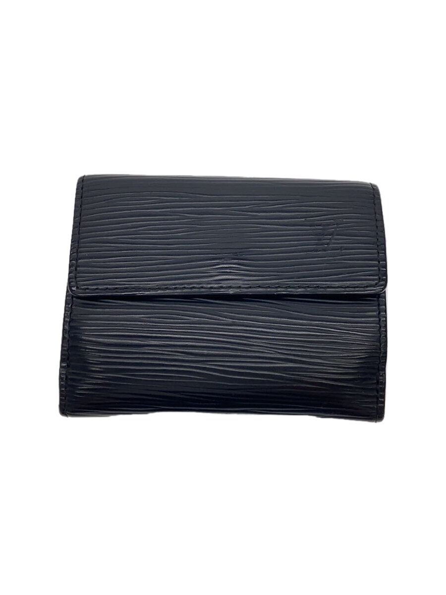 【中古】LOUIS VUITTON◆ラドロー_エピ_BLK/なめし革/BLK/レディース//【服飾雑貨他】