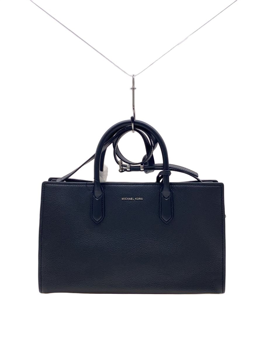 【中古】MICHAEL KORS◆ショルダーバッグ/レザー/BLK/無地【バッグ】｜2ｎｄ STREET 店