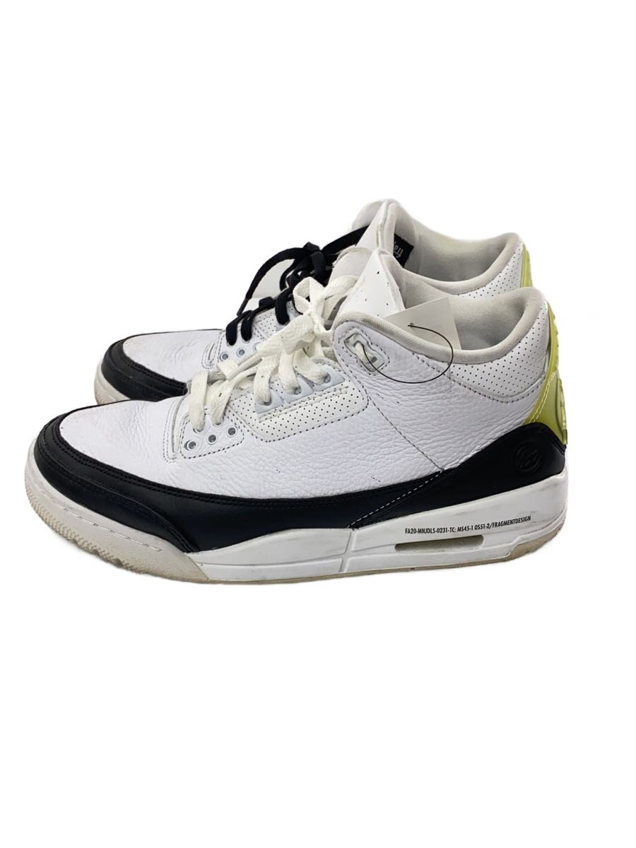 【中古】NIKE◆AIR JORDAN 3 RETRO SP_エアジョーダン 3 レトロ SP/26糎/白いこと【シューズ】
