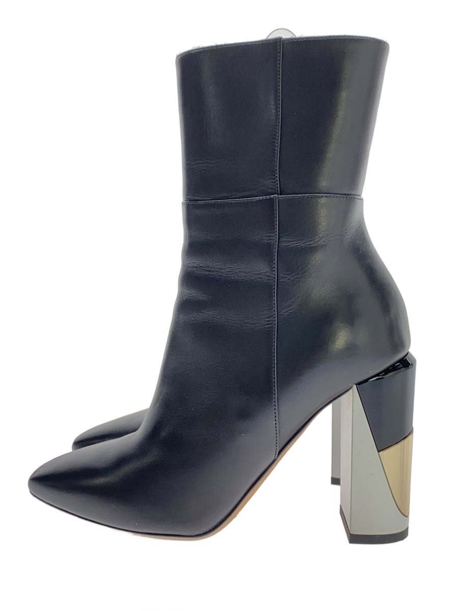 【中古】JIMMY CHOO◆ショートブーツ/37/BLK/レザー【シューズ】｜2ｎｄ STREET 店