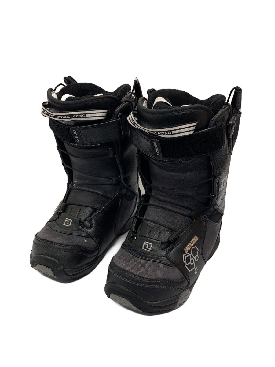 【中古】DEELUXE◆スノーボードブーツ/23.5cm/シューレース/BLK【スポーツ】
