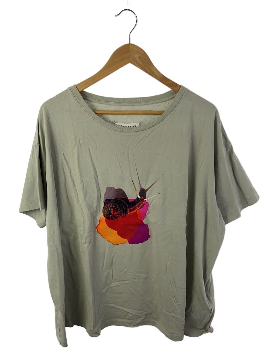 【中古】Martin Margiela◆ティーシャツ/S/綿織物/GRY/刷り上げる/S50GC0711【レディース御召しもの】