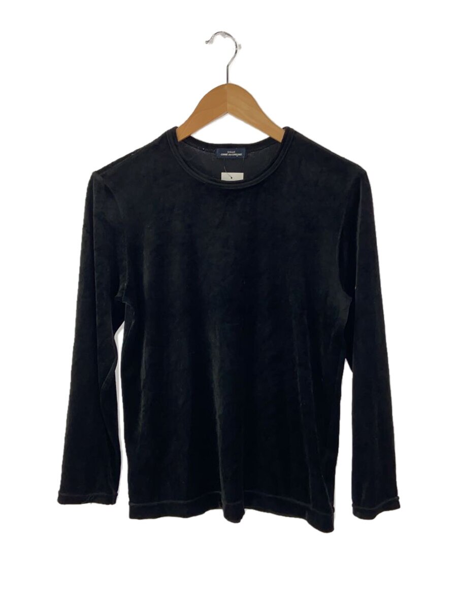 【中古】tricot COMME des GARCONS◆長袖プルオーバー/--/天鵞絨/BLK/無地/肺結核-080360//【レディースお召しもの】