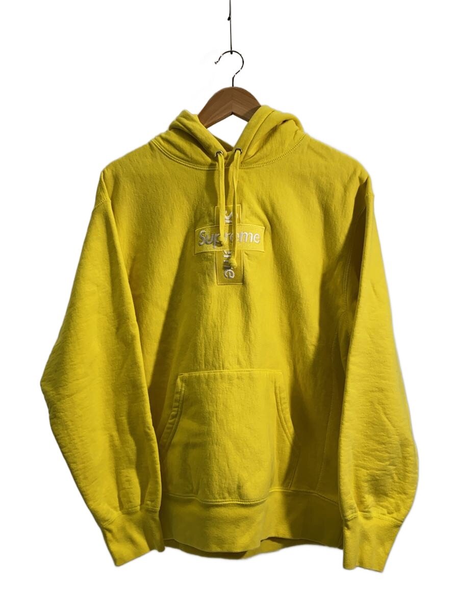 【中古】Supreme◆パーカー/S/綿織物/YLW/無地【メンズウェア】