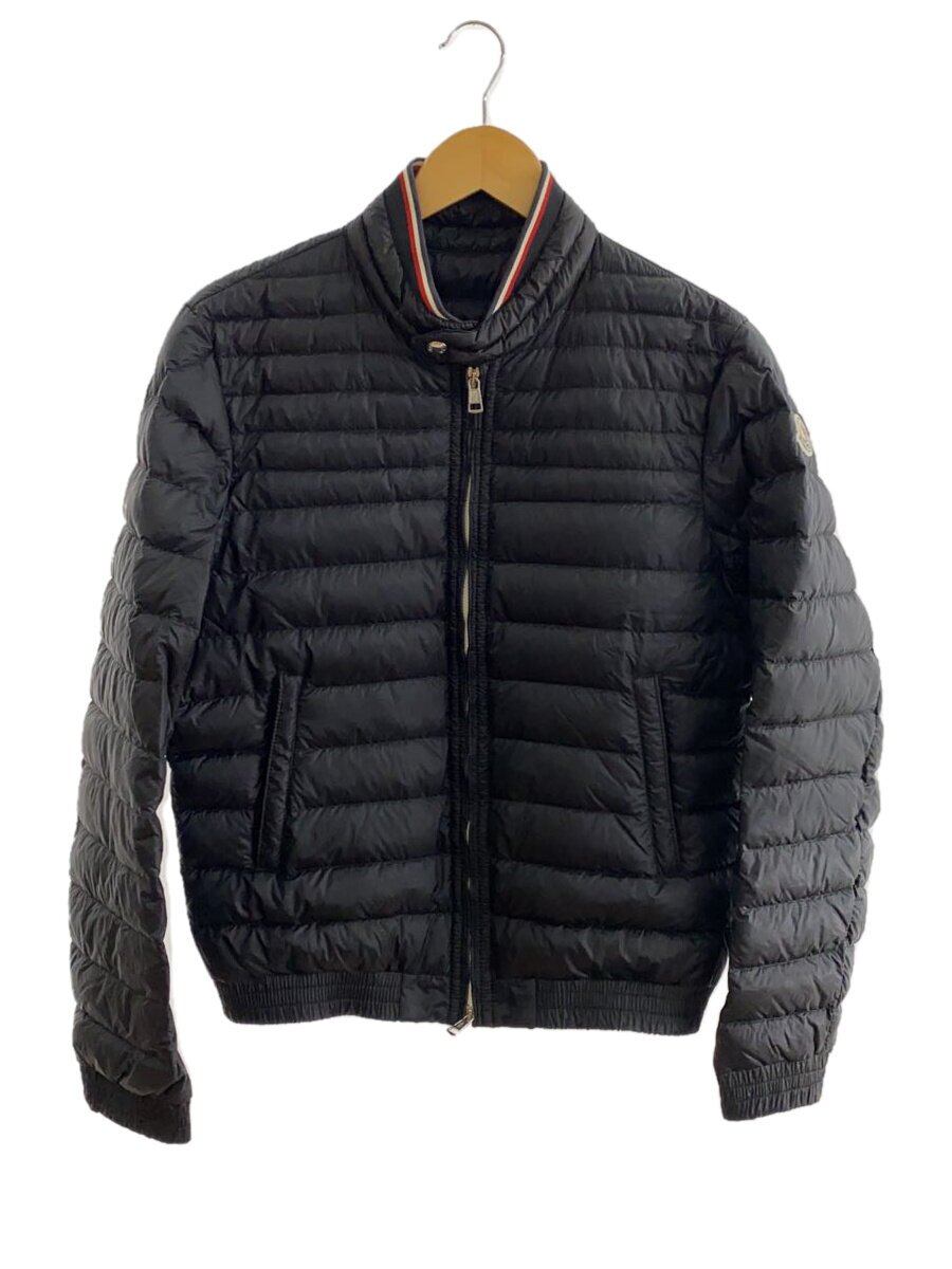 【中古】MONCLER◆garin giubbotto/ライトダウンジャケット/1/--/BLK/ZIND-16-4823【メンズウェア】