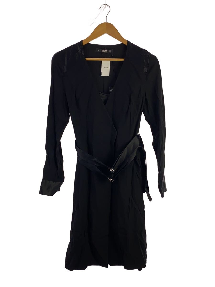 【中古】KARL LAGERFELD◆長袖衣装/32/ポリエステル/BLK【レディース御召しもの】