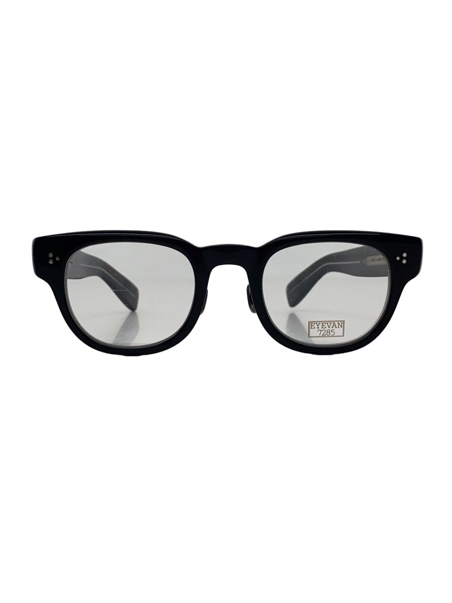 【中古】EYEVAN 7285◆眼鏡/ウェリントン/BLK/CLR/メンズ/329【服飾雑貨他】