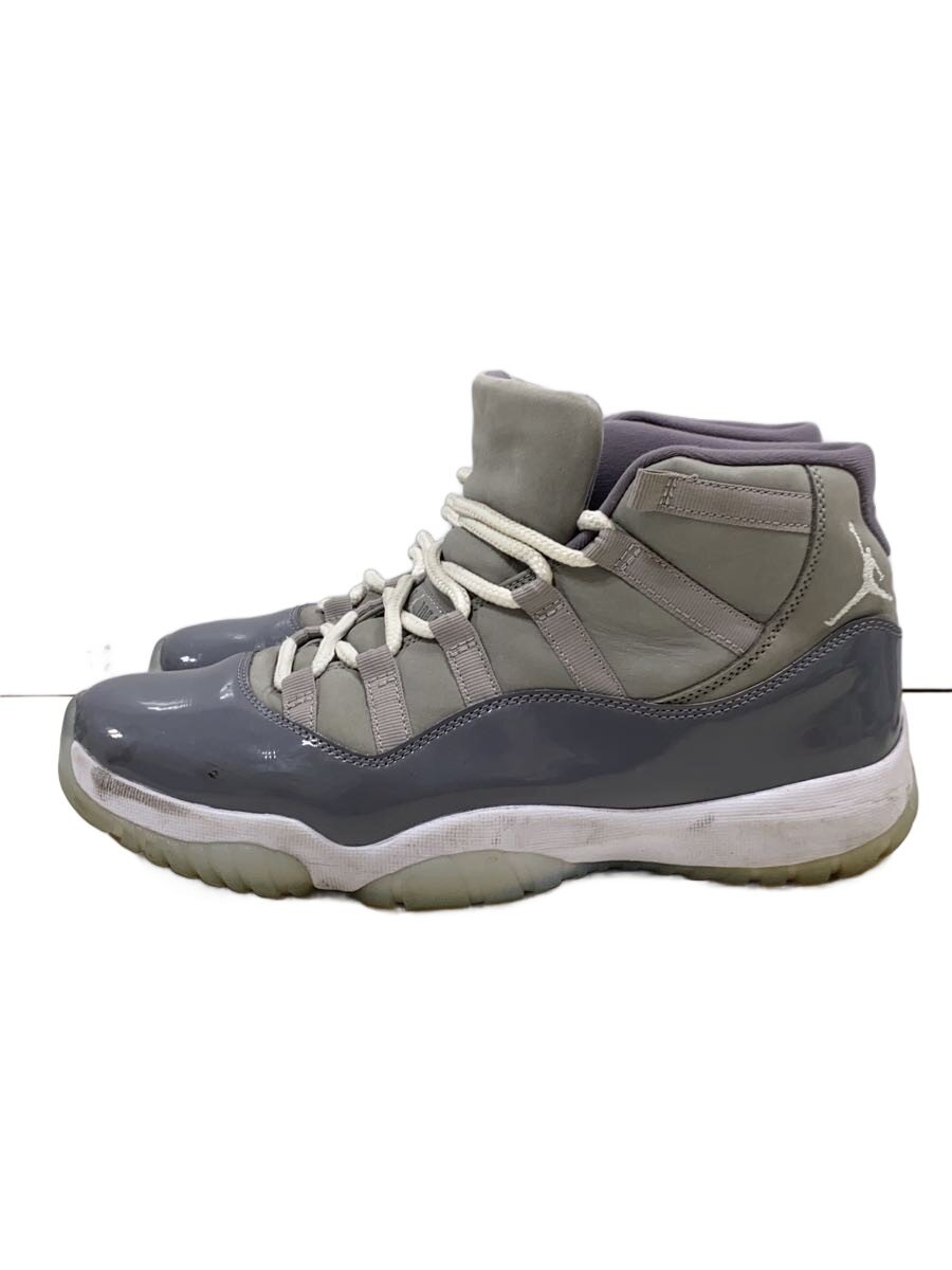 【中古】NIKE◆AIR JORDAN 11 RETRO_エアジョーダン 11 レトロ/28.5糎/GRY【シューズ】