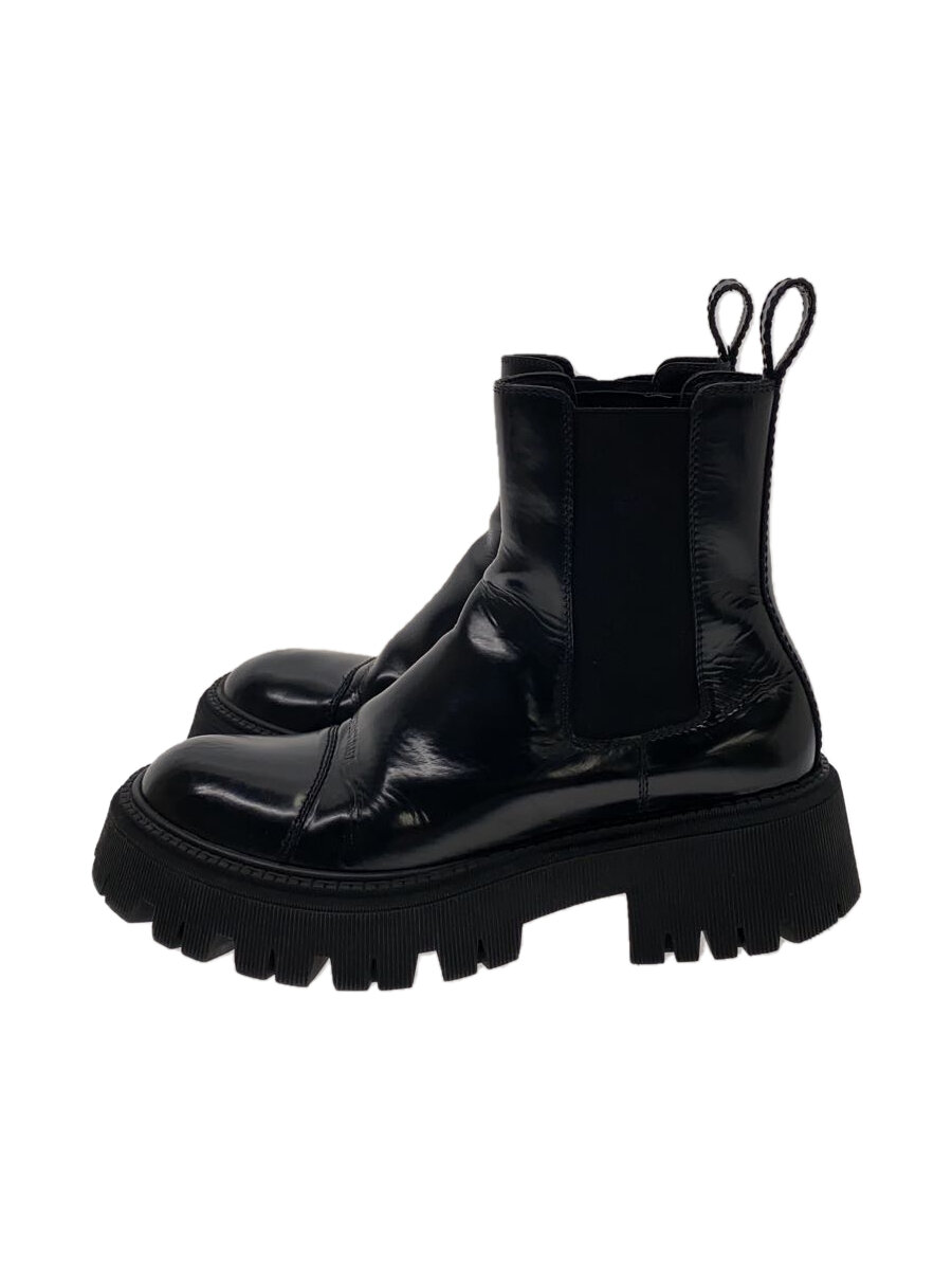 【中古】BALENCIAGA◆サイドゴアチェルシーブーツ/42/BLK/レザー/636599【シューズ】|2nd STREET 店