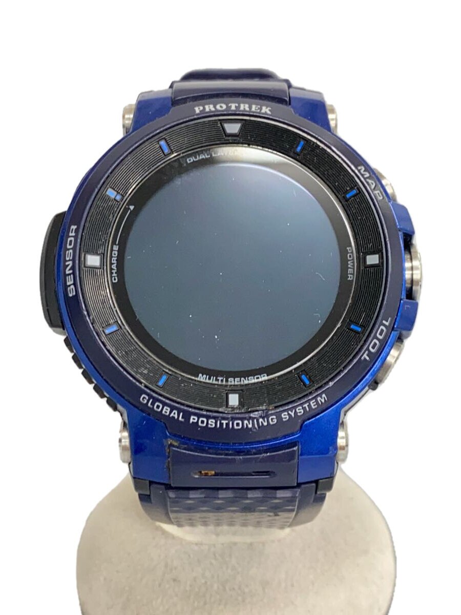 【中古】CASIO◆Smart Outdoor Watch PRO TREK Smart WSD-F30-BU [青み]/デジタル///【服飾雑貨他】