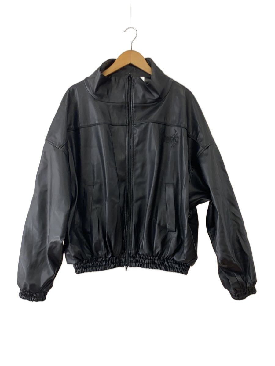 【中古】ハード/レザージャケット・ブルゾン/L/フェイクレザー/BLK/無地/HRD-023【メンズウェア】|2nd STREET 店