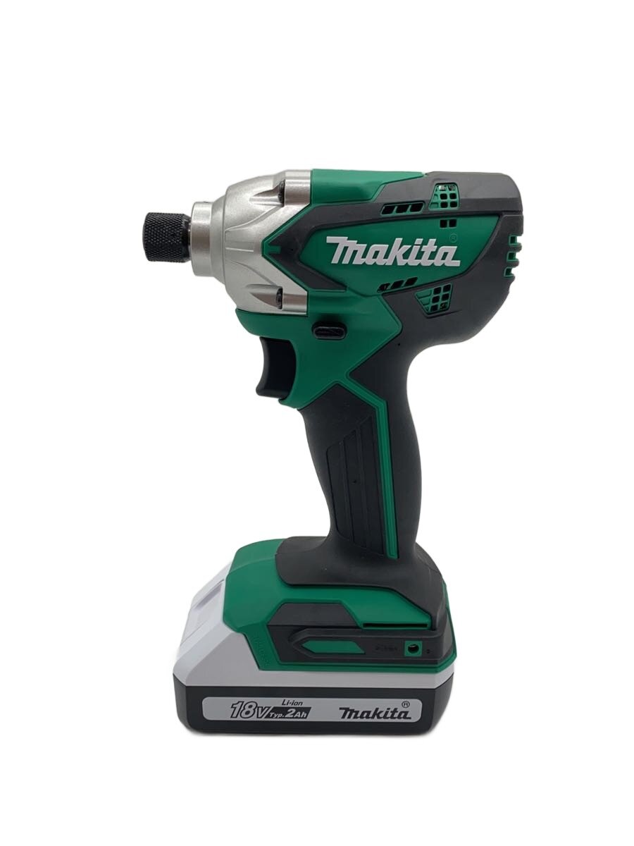 【中古】makita◆インパクトドライバー MTD002DSAX 2.0Ahバッテリx2 充電器DC18SG・ケース付【DIY用品】