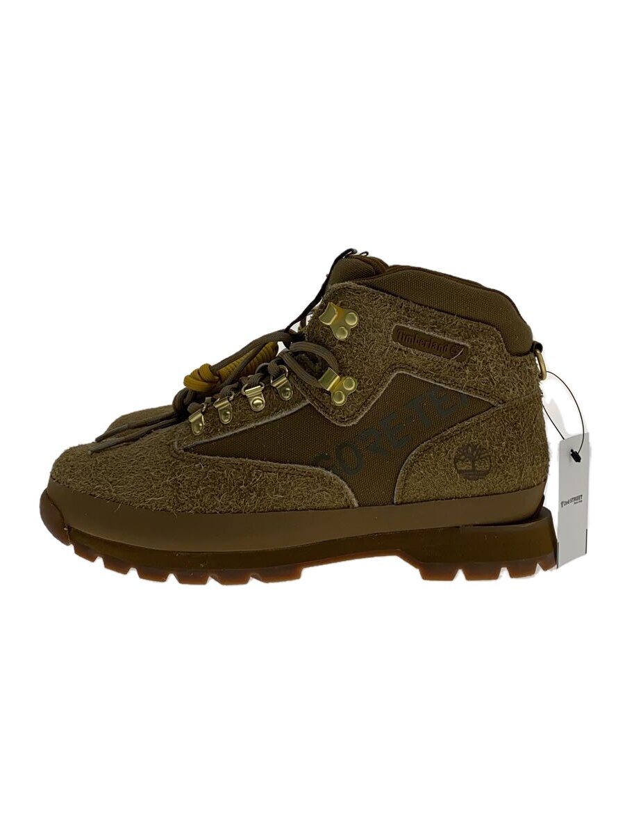【中古】Timberland◆レースアップブーツ/27.5糎/BEG/ゴアテックス【シューズ】