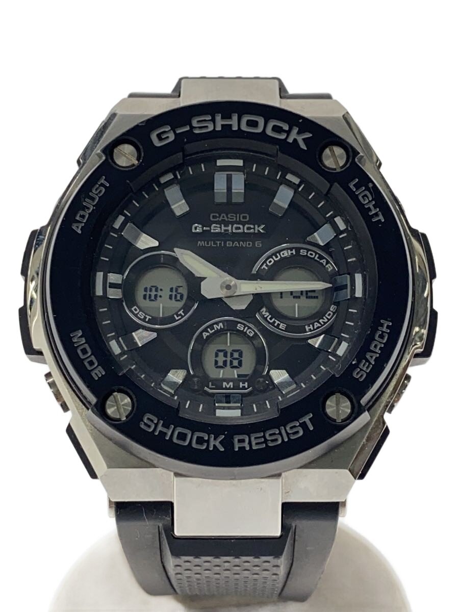 【中古】CASIO◆ソーラーウオッチ_G-SHOCK/デジアナ【服飾雑貨他】
