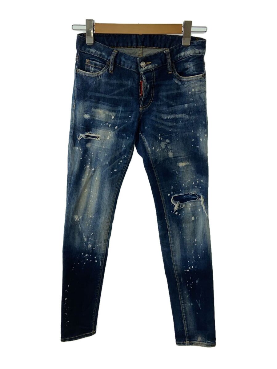 【中古】DSQUARED2◆スキニーパンツ/36/綿織物/BLU/S72LB0436【レディース御召しもの】