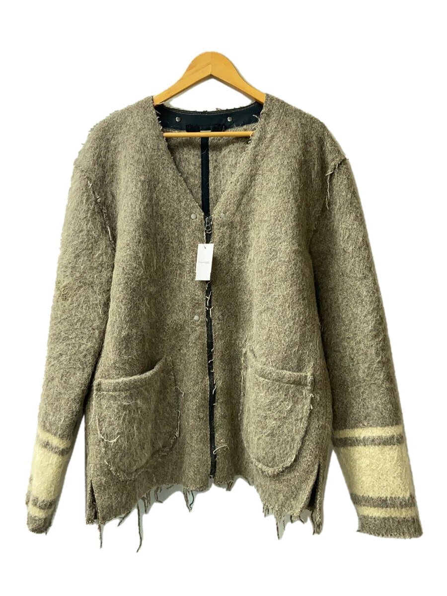 【中古】MINUS◆ノーカラーシャギージャケット/3/ウール/BRW【メンズウェア】｜2ｎｄ STREET 店