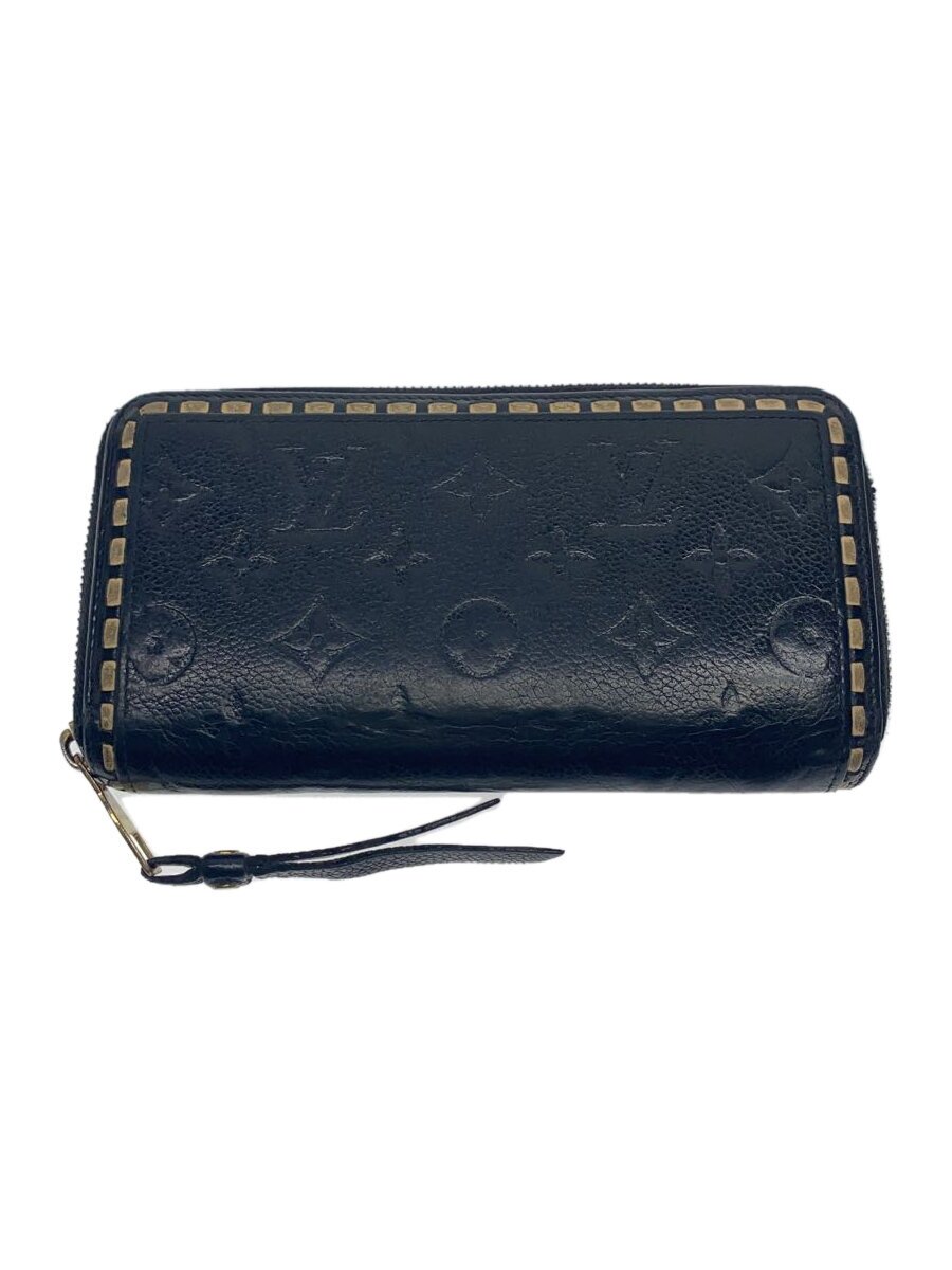 【中古】LOUIS VUITTON◆ジッピー・ウォレット_モノグラム・アンプラント_BLK/牛革/BLK/メンズ【服飾雑貨他】｜2ｎｄ STREET 店