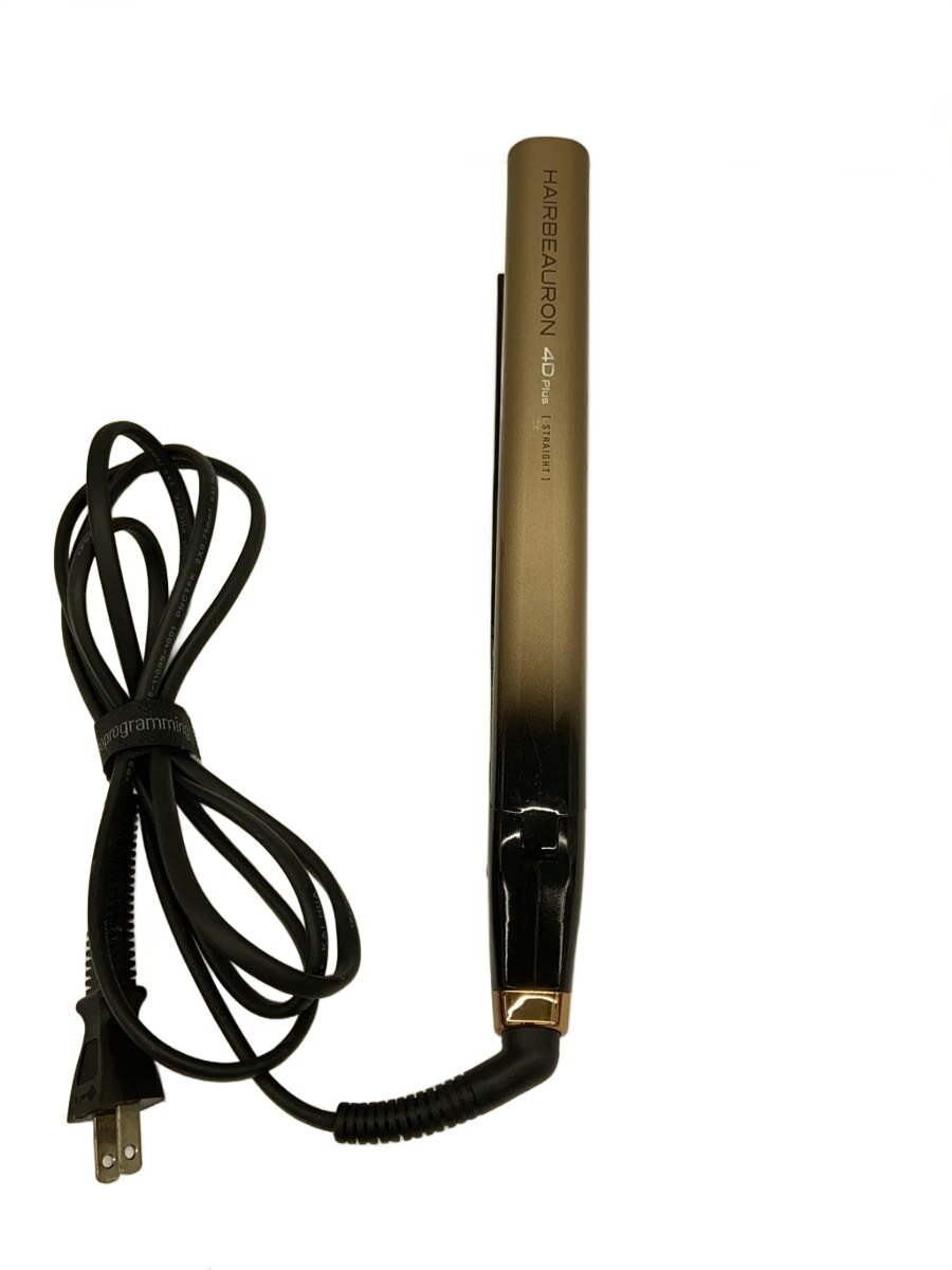 【中古】LUMIELINA◆ヘアアイロン HAIRBEAURON 4D Plus HBRST4D-G-JP/ストレートアイロン【家電・ビジュアル・オーディオ】