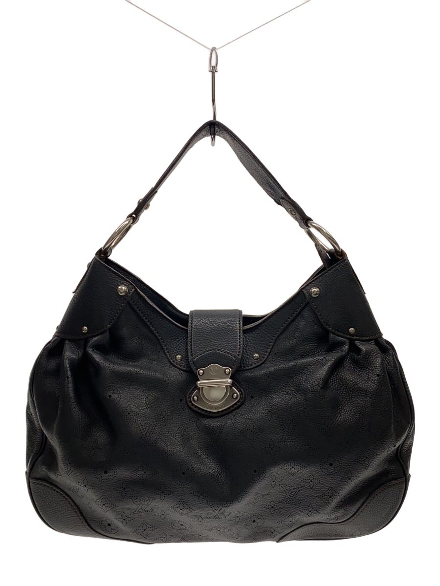 【中古】LOUIS VUITTON◆ソーラーPM_マヒナ/なめし革/BLK【御徒面子】