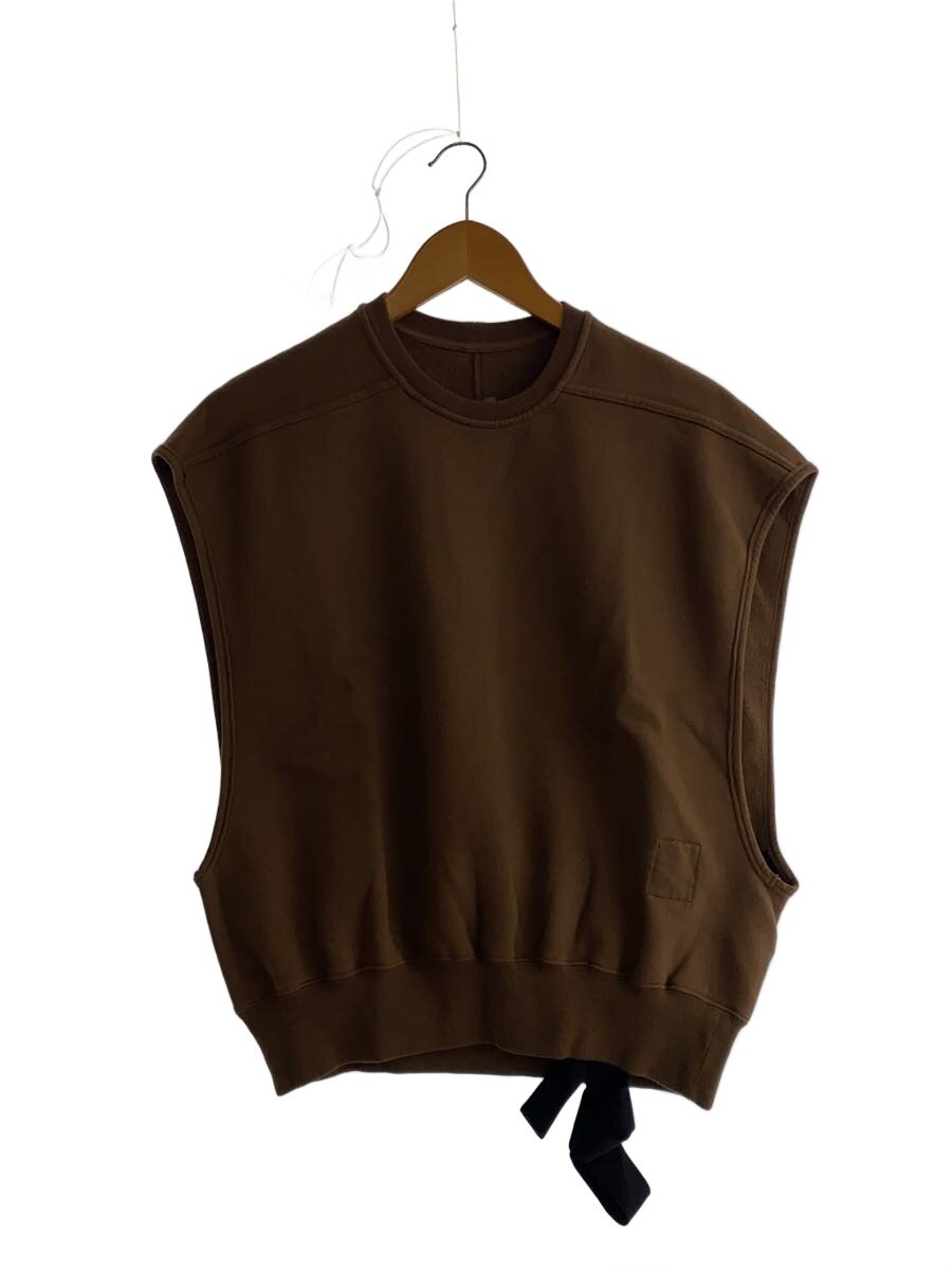 【中古】RICK OWENS DRKSHDW◆24SS/ノースリーブスウェットベスト/S/コットン/BRW/DS01D1115【レディースウェア】｜2ｎｄ STREET 店