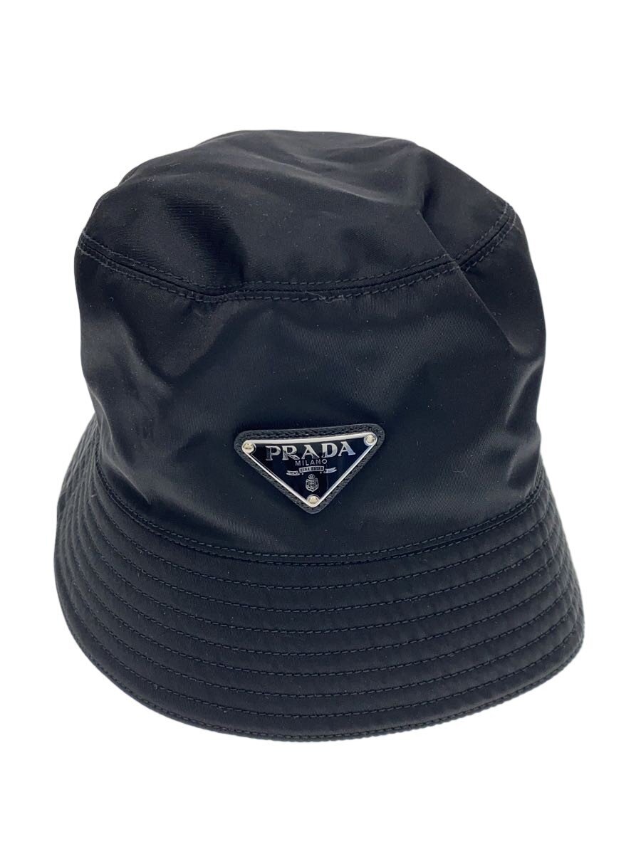 【中古】PRADA◆井戸釣瓶かぶり笠/--/BLK/レディース/1HC137【服飾雑貨他】