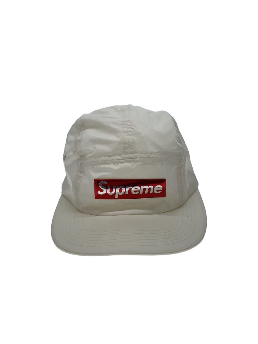 【中古】Supreme◆細工物旗がしら/white logo cap/metalic panel/WHT/メンズ【服飾雑貨他】