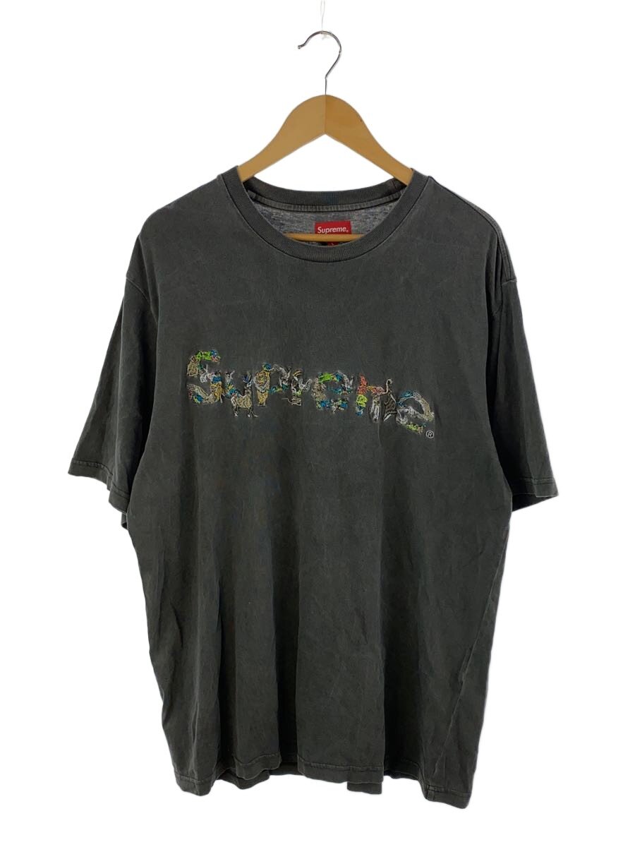 【中古】Supreme◆プルオーバー/L/綿織物/GRY【メンズウェア】