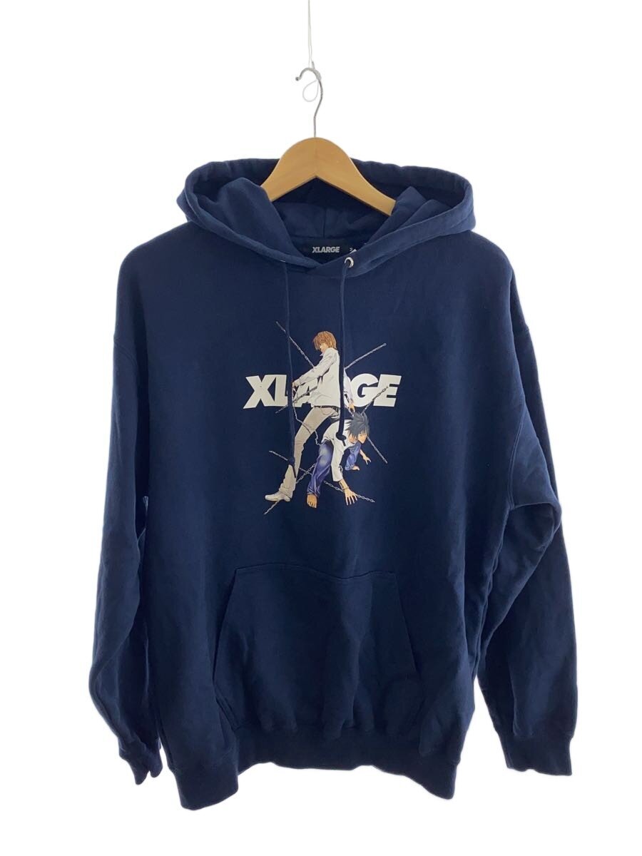 【中古】X-LARGE◆パーカー/M/綿織物/NVY/刷り上げる/101214012030//【メンズウェア】