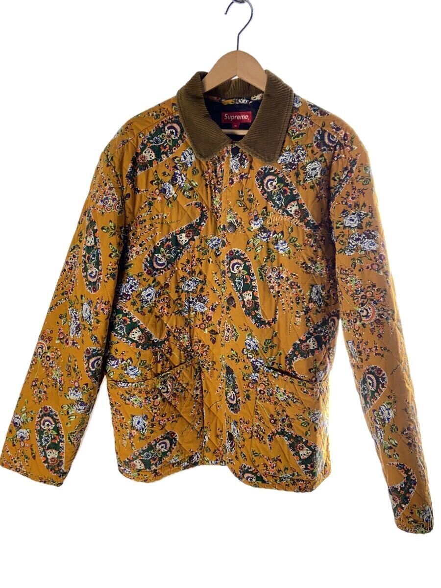 【中古】Supreme◆キルティングジャケット/M/コットン/YLW/ペーズリー【メンズウェア】｜2ｎｄ STREET 店