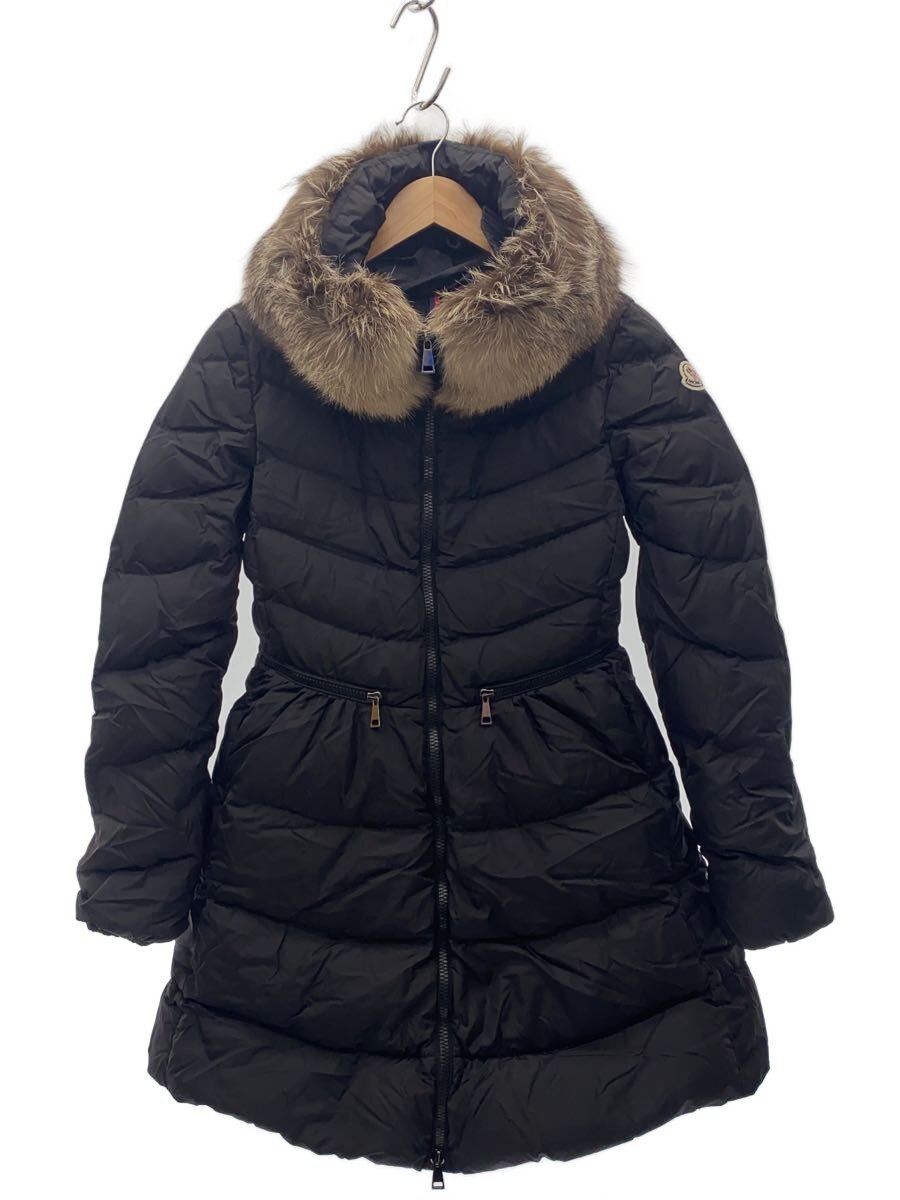 【中古】MONCLER◆MIRIELON GIUBBOTTO/ダウンコート/ファー/O/ナイロン/BLK/C20934999025【レディースウェア】｜2ｎｄ STREET 店