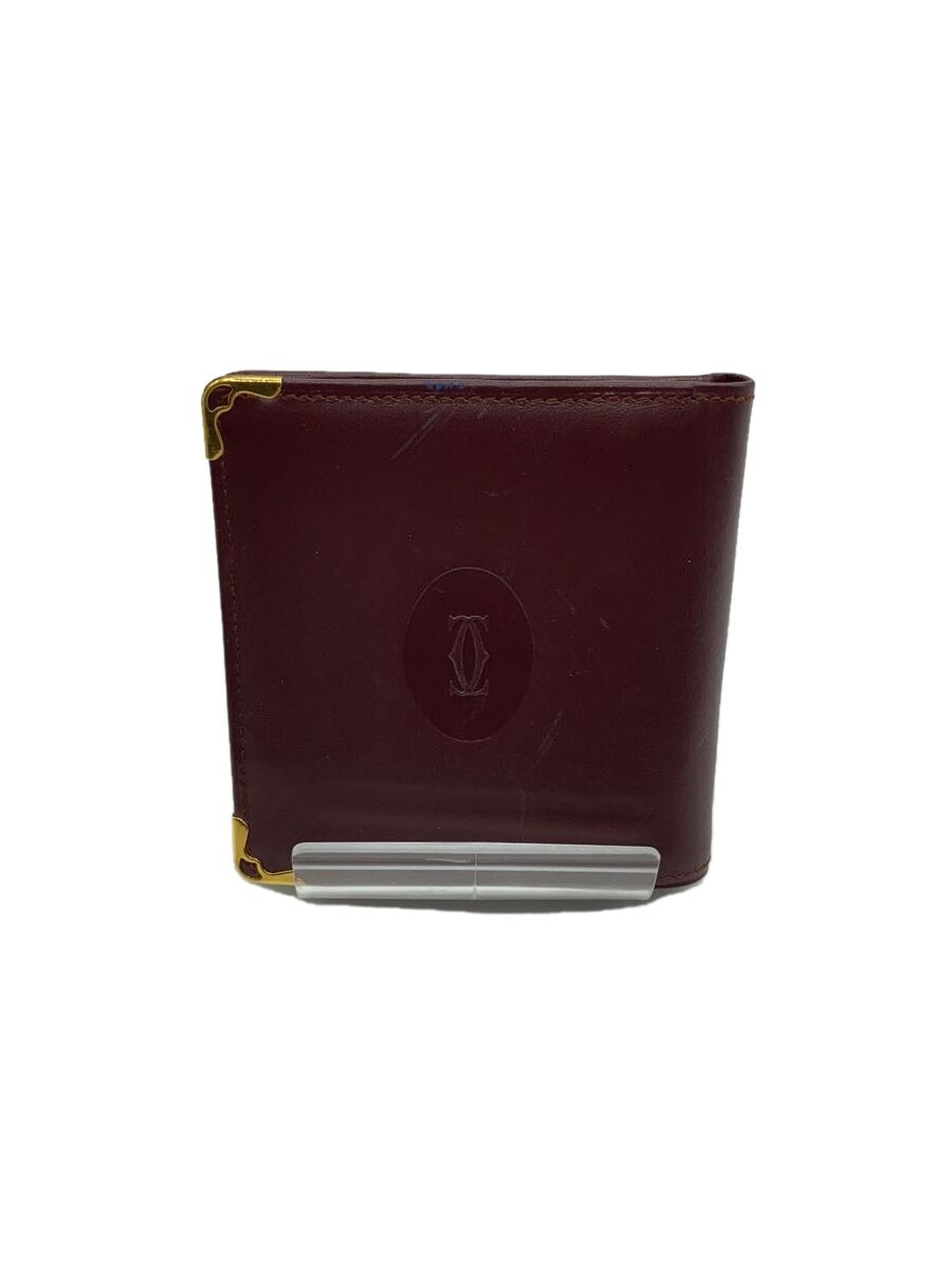 【中古】Cartier◆2つ折り財布/マストライン/レザー/BRD/レディース【服飾雑貨他】｜2ｎｄ STREET 店
