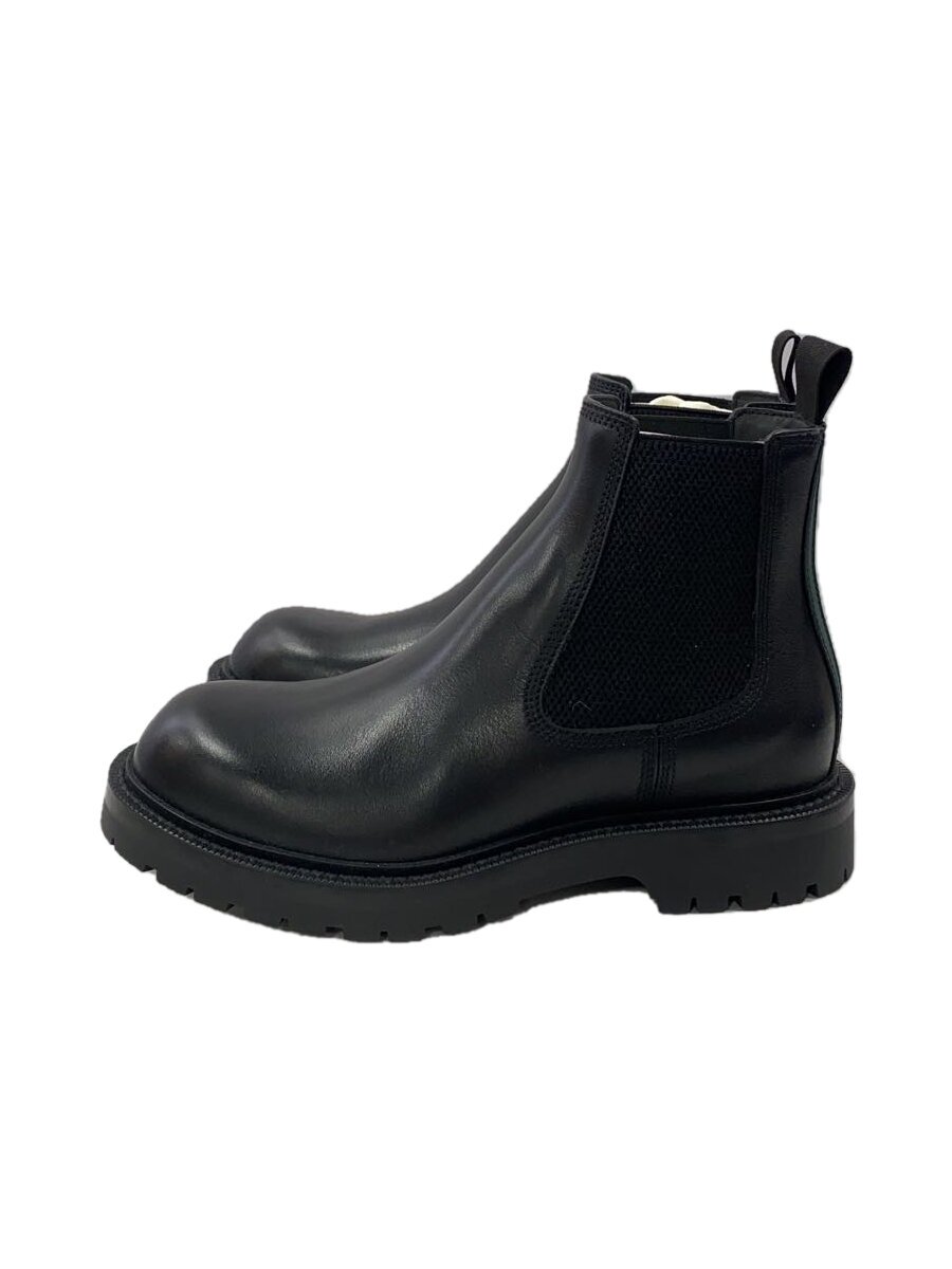 【中古】GUCCI◆smooth leather chelsea boots /ブーツ/UK7.5/BLK/なめし革/794167【シューズ】