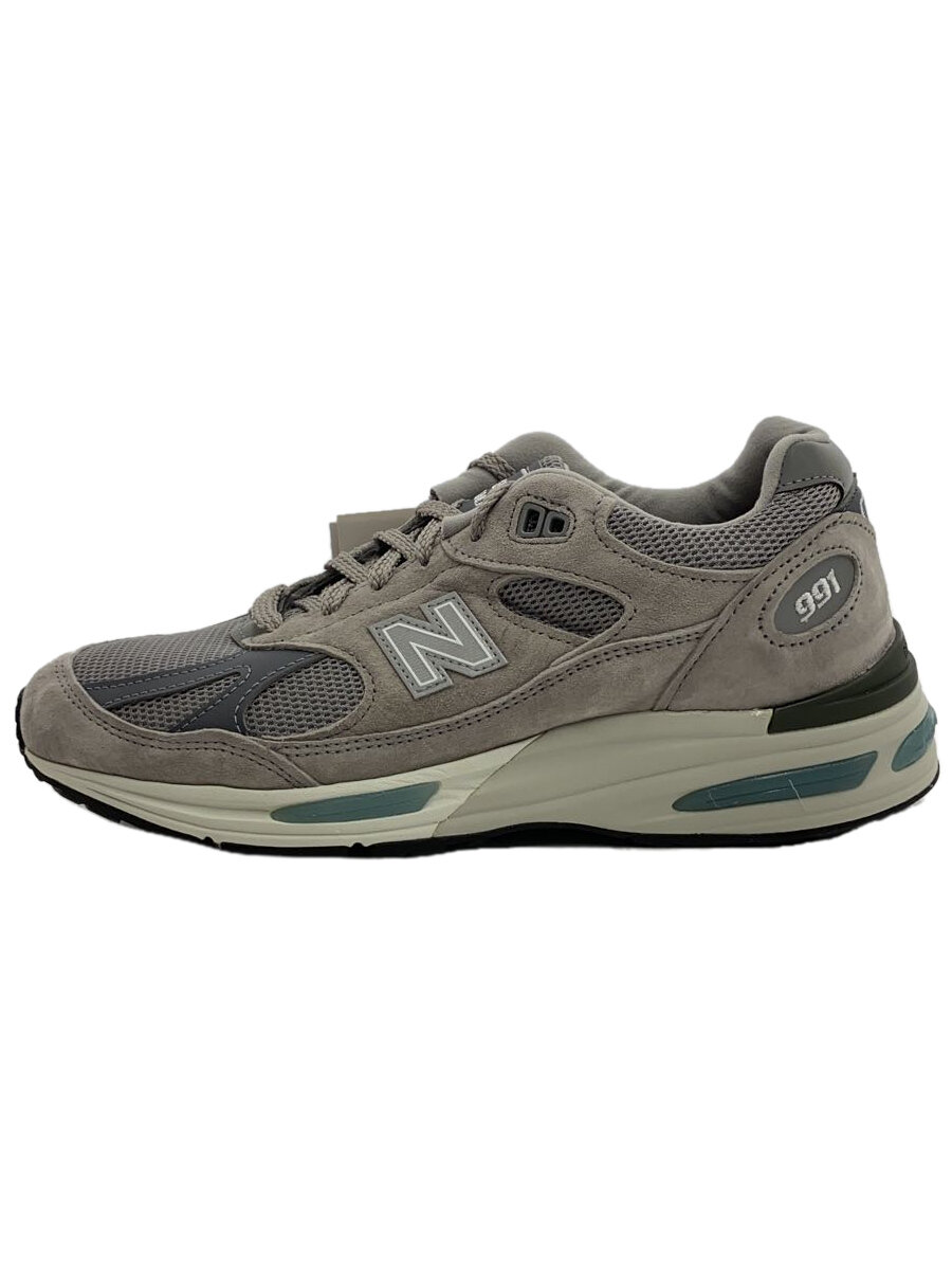 【中古】NEW BALANCE◆U991/薄墨色/US7/GRY//【シューズ】