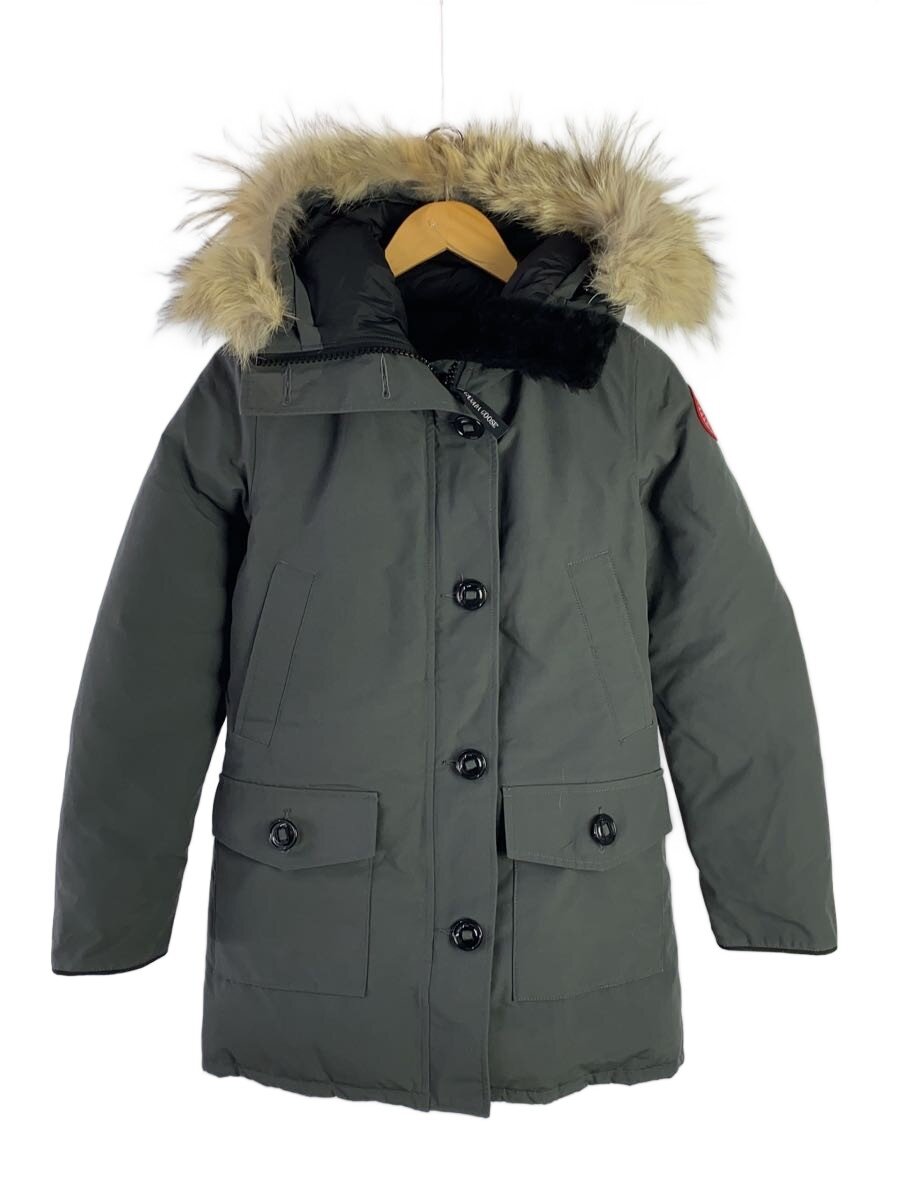 【中古】CANADA GOOSE◆ロングダウンジャケット/--/--/GRY【レディースお召しもの】