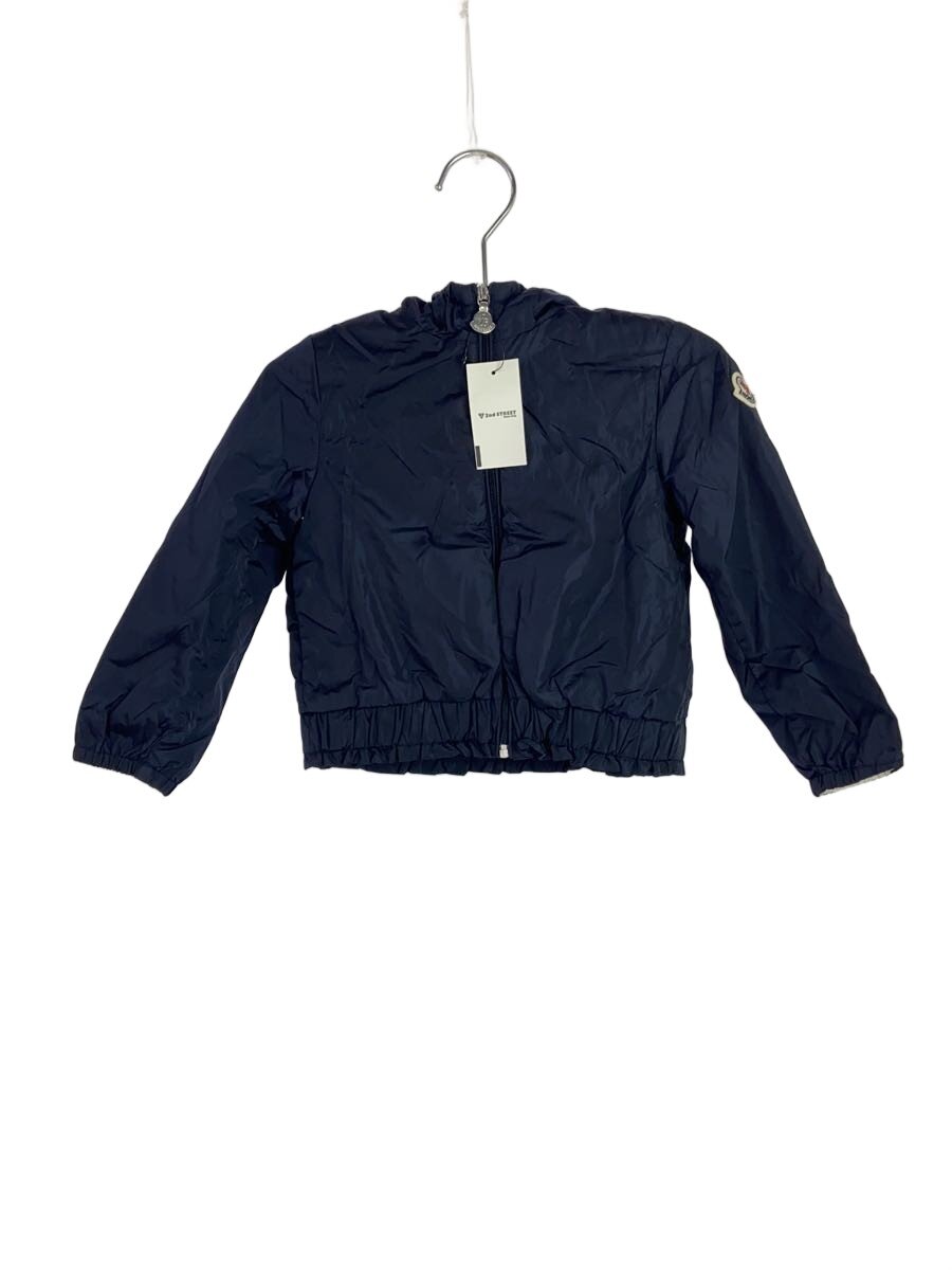 【中古】MONCLER◆上衣/90珊/ナイロン/NVY【キッズ】