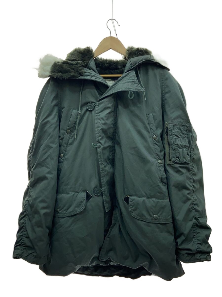 【中古】U.S.AIR FORCE◆80s/N-3B/SCOVILLジップ/モッズコート/M/コットン/KHK【メンズウェア】|2nd STREET 店