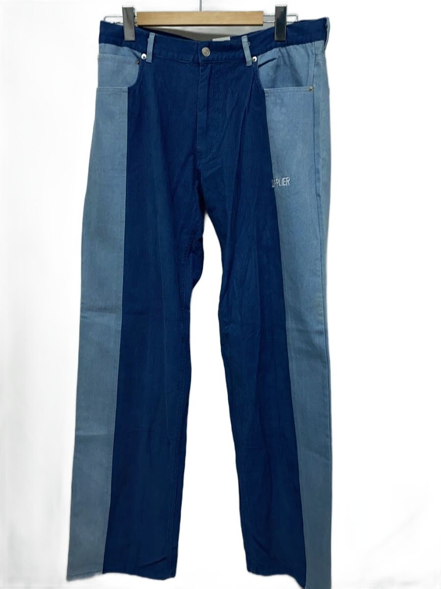 【中古】SUPPLIER◆SPLIT CORDUROY DENIM/下つ方/XL/--/BLU【メンズウェア】