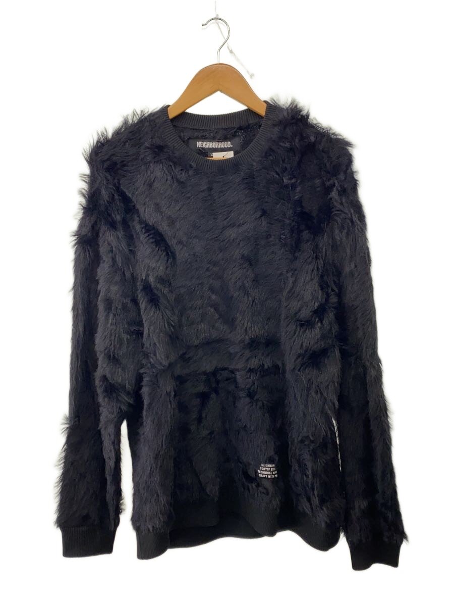 【中古】NEIGHBORHOOD◆ニット・セーター(厚手)/L/ナイロン/BLK/無地/222FUNH-KNM03【メンズウェア】｜2ｎｄ STREET 店