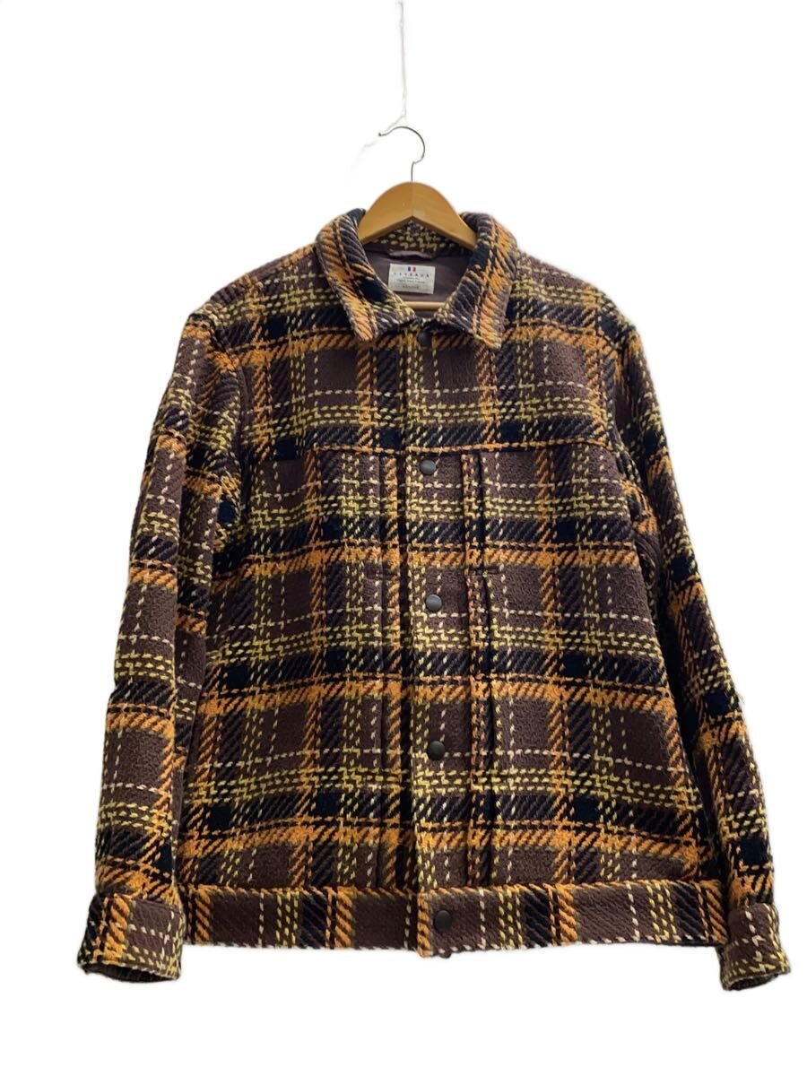 【中古】EDIFICE◆トラッカージャケット/XL/コットン/ブラウン/チェック/24-011-300-1003-3-0【メンズウェア】|2nd STREET 店