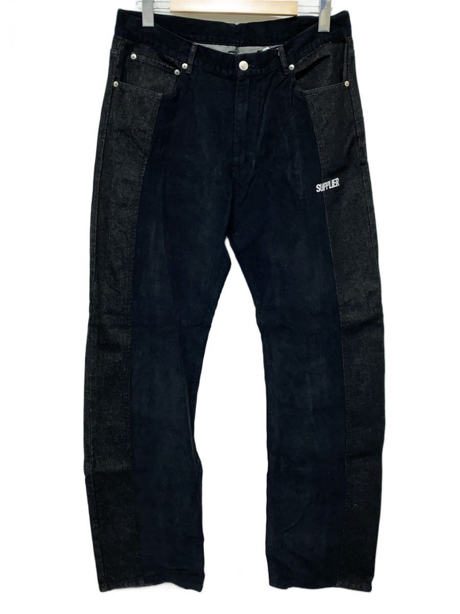 【中古】SUPPLIER◆SPLIT CORDUROY DENIM/下つ方/XL/--/BLK【メンズウェア】