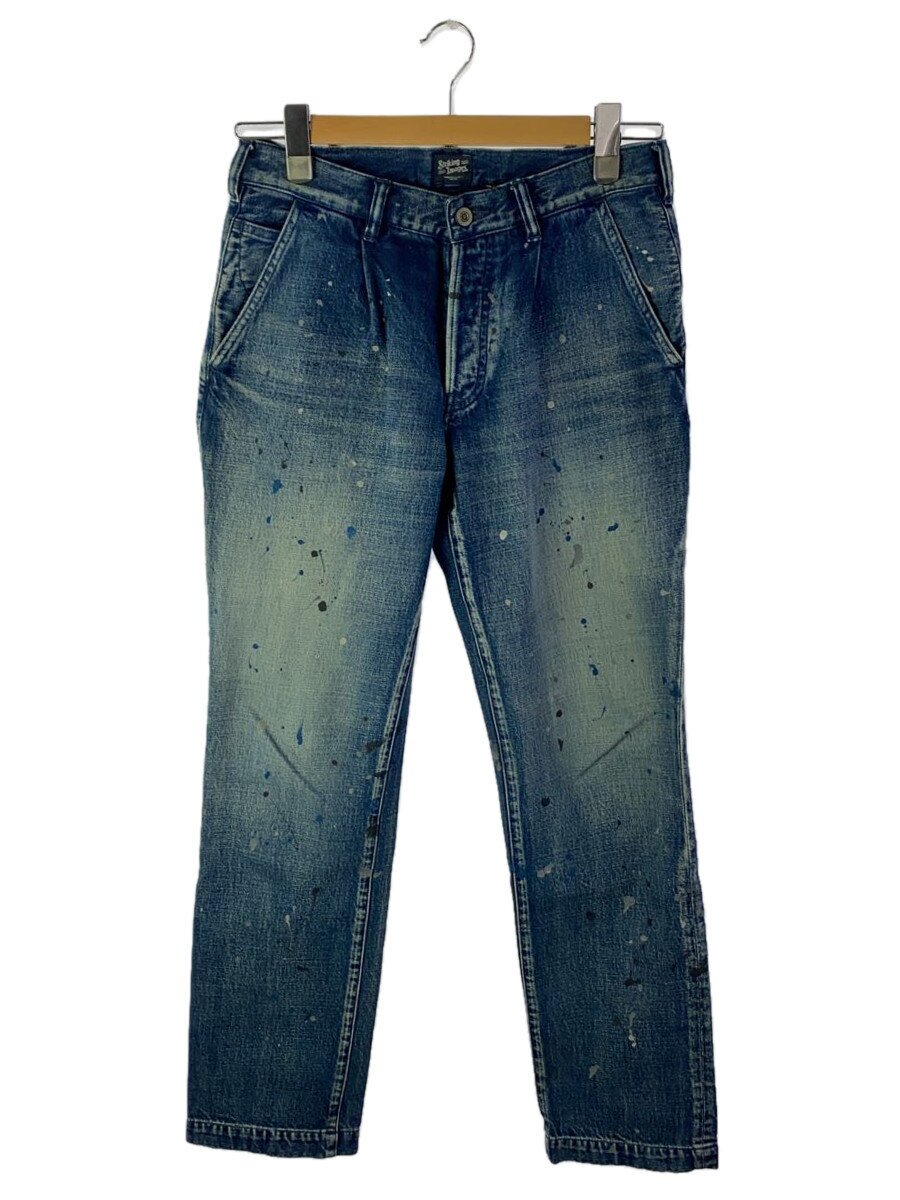 【中古】NEIGHBORHOOD◆下つ方/XS/ジーンズ/IDG/FRONT TUCK ATRIER TROUSER/182BOOJN-PTM01【メンズウェア】