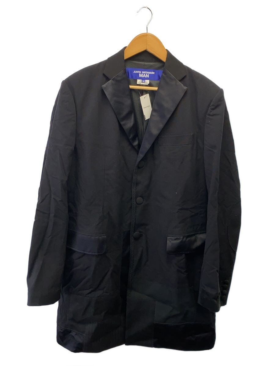 【中古】JUNYA WATANABE COMME des GARCONS MAN◆25SS/ナイロンオックス×多素材MIX Coat/M/ナイロン/BLK/WO-C002/AD2024【メンズウェア】|2nd STREET 店