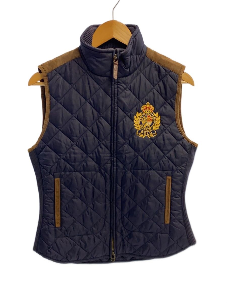 【中古】POLO RALPH LAUREN◆キルティングより良い/M/ポリエステル/NVY【メンズウェア】