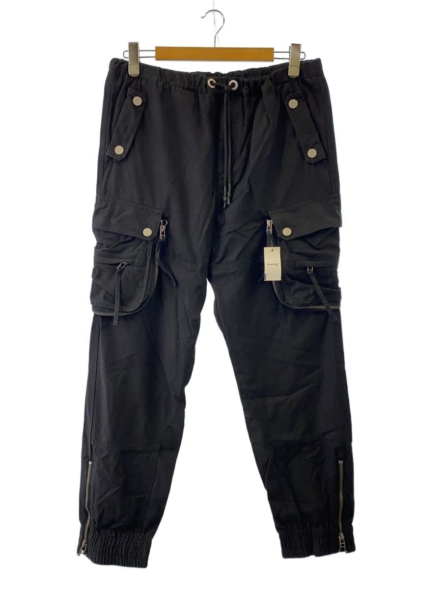 【中古】BREATH◆NEWRICH CARGO PANTS/カーゴパンツ/XL/綿織物/黒いこと/BR25SS-P1005【メンズウェア】