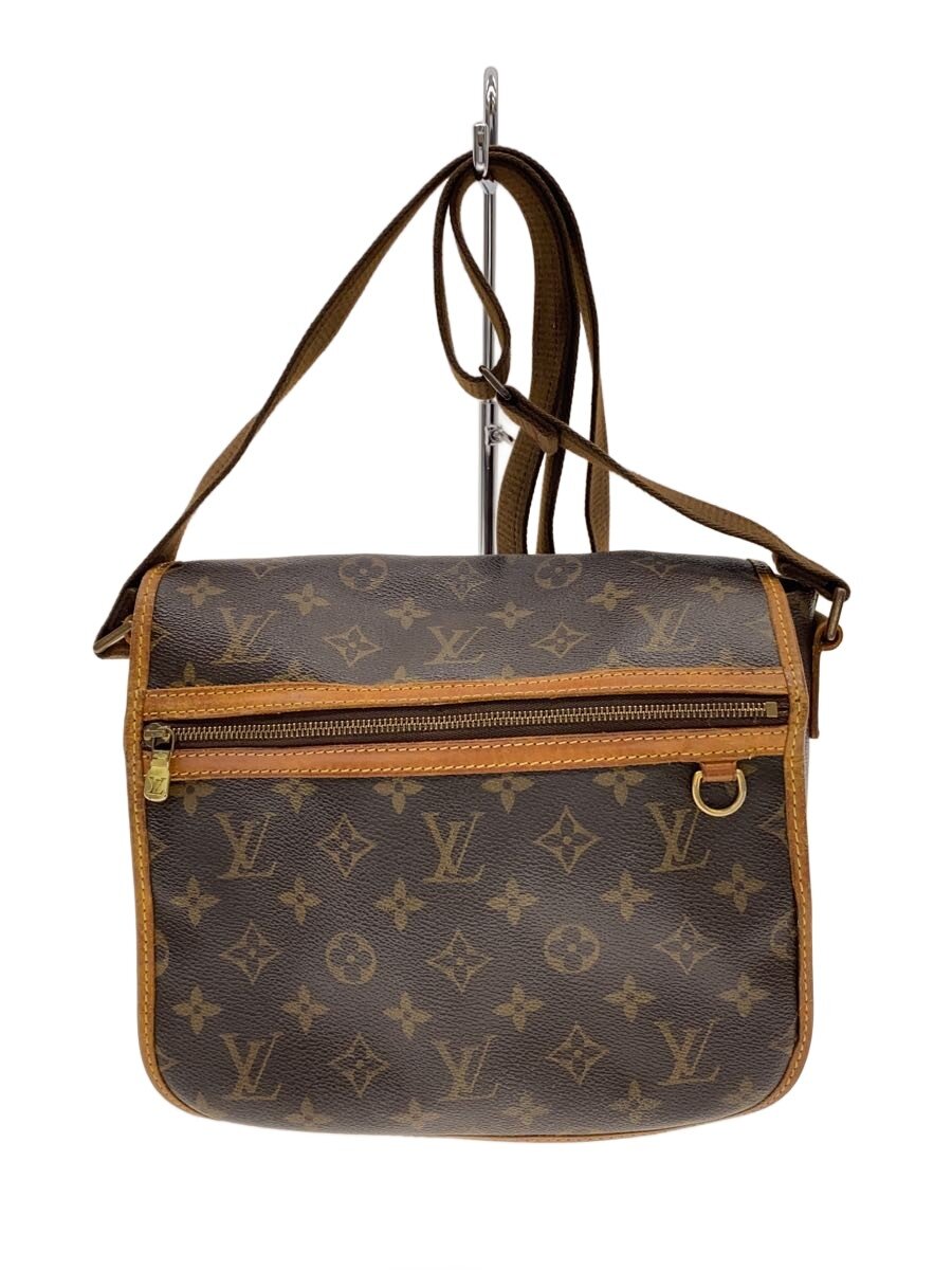 【中古】LOUIS VUITTON◆伝達人PM・ボスフォール_モノグラム・帆布/PVC/BRW【御徒面子】