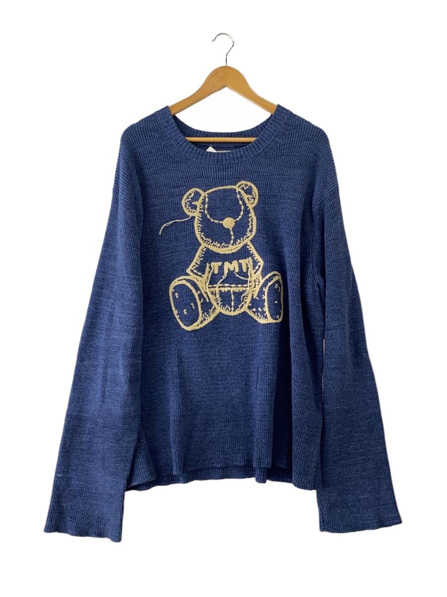 【中古】TMT◆RE-SPECKED KNIT PULLOVER/XL/綿織物/BLU/TKN-S22DE01//【メンズウェア】